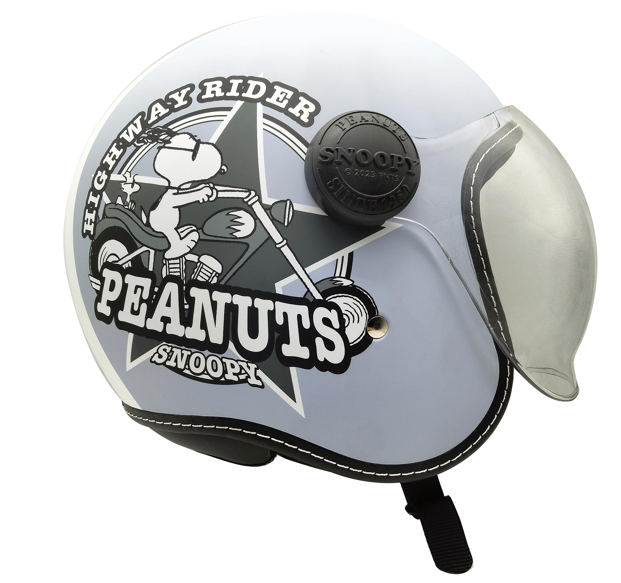 Amazon.co.jp: SNOOPY スヌーピー ジェットヘルメット シールド付き SG